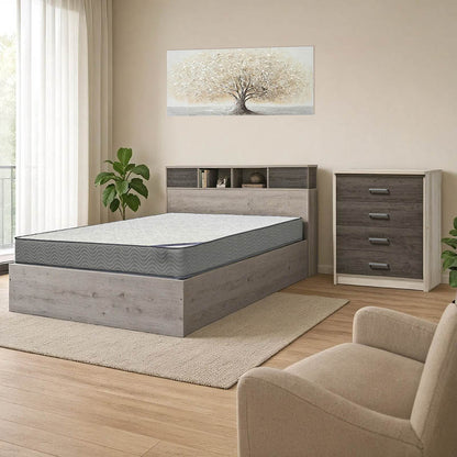 Φοιτητικό πακέτο επίπλων κρεβατοκάμαρας Dwell pakoworld σετ 3τεμ - Hippiehome.gr