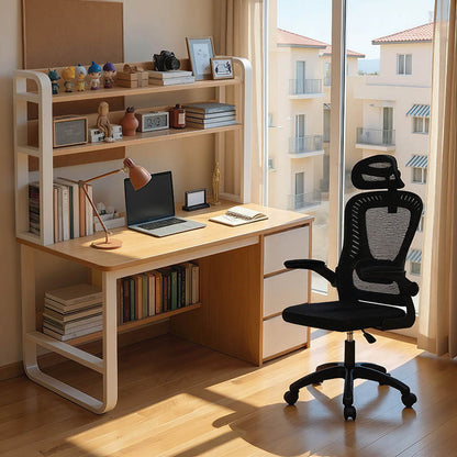 Φοιτητικό πακέτο επίπλων γραφείου Level pakoworld σετ 2τεμ - Hippiehome.gr