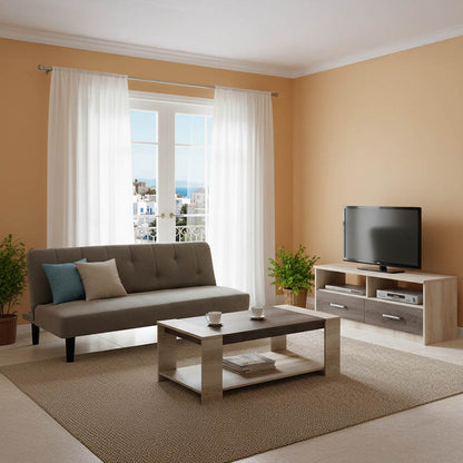 Φοιτητικό πακέτο επίπλων σαλονιού Reest pakoworld σετ 3τεμ - Hippiehome.gr