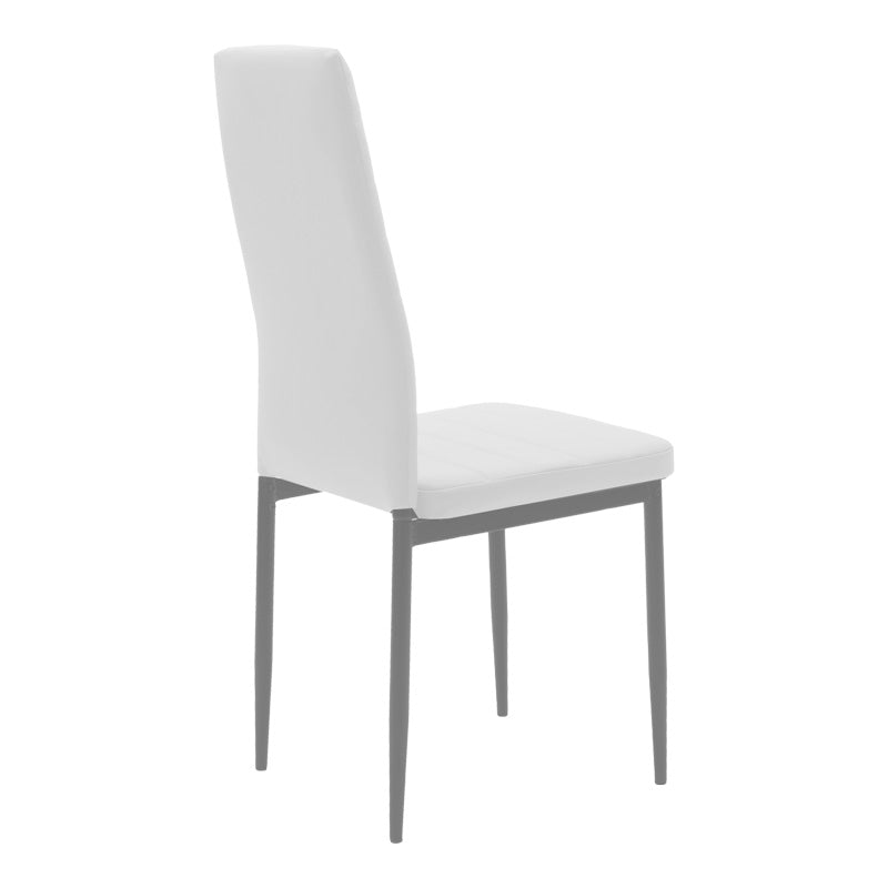 Τραπεζαρία Balou-Parker pakoworld σετ 5τεμ λευκό Φ120x73εκ - Hippiehome.gr