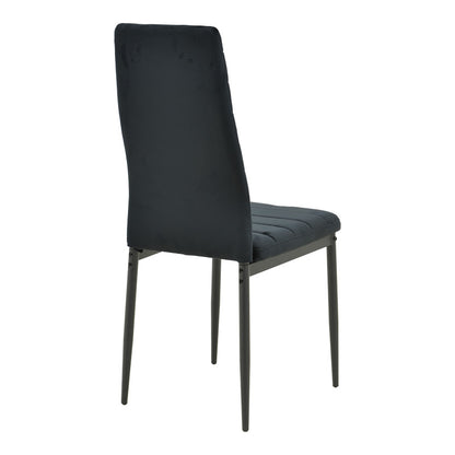 Τραπεζαρία Balou-Parker pakoworld σετ 5τεμ μαύρο Φ120x73εκ - Hippiehome.gr