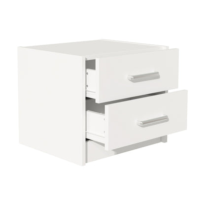 Σετ Κρεβατοκάμαρας Olympus White με Κρεβάτι 140x200εκ Σετ 3τεμ - Hippiehome.gr
