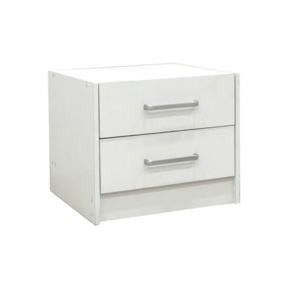 Σετ Κρεβατοκάμαρας Olympus White με Κρεβάτι 140x200εκ Σετ 4τεμ - Hippiehome.gr