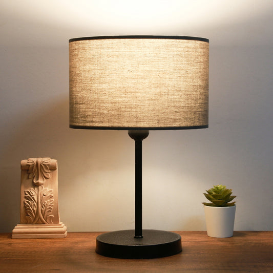 Επιτραπέζιο φωτιστικό PWL-1076 pakoworld Ε27 ανθρακί-μαύρο Φ24x35εκ - Hippiehome.gr