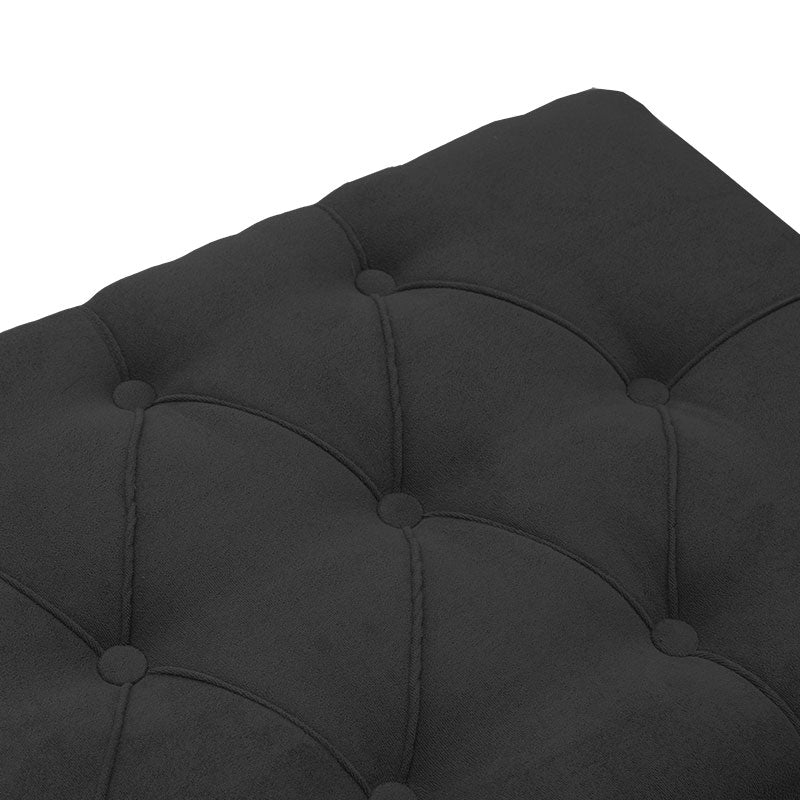Σκαμπό-μπαούλο Elone pakoworld γκρι-καρυδί 90x40x44εκ - Hippiehome.gr