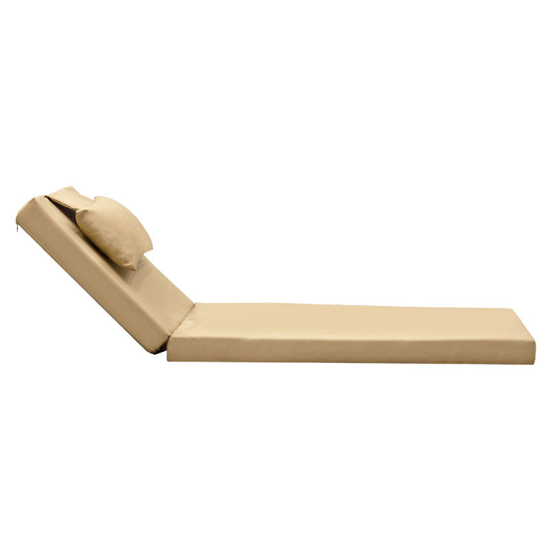 Μαξιλάρι ξαπλώστρας Sunset pakoworld ύφασμα μπεζ 60x185x10εκ - Hippiehome.gr