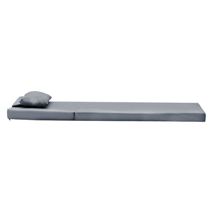 Μαξιλάρι ξαπλώστρας Sunset pakoworld ύφασμα γκρι 60x185x10εκ - Hippiehome.gr