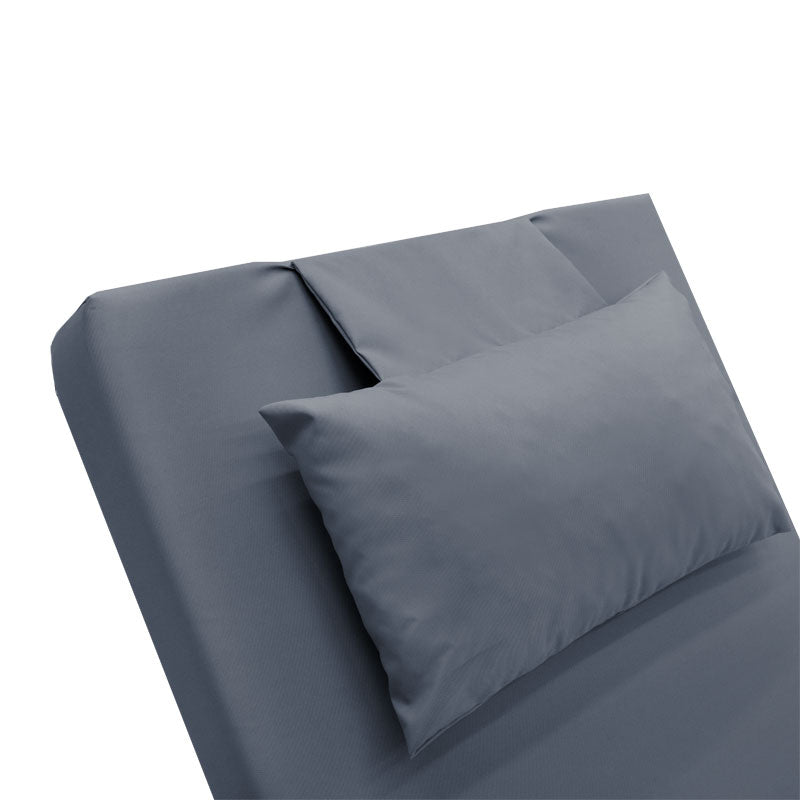 Μαξιλάρι ξαπλώστρας Sunset pakoworld ύφασμα γκρι 60x185x10εκ - Hippiehome.gr