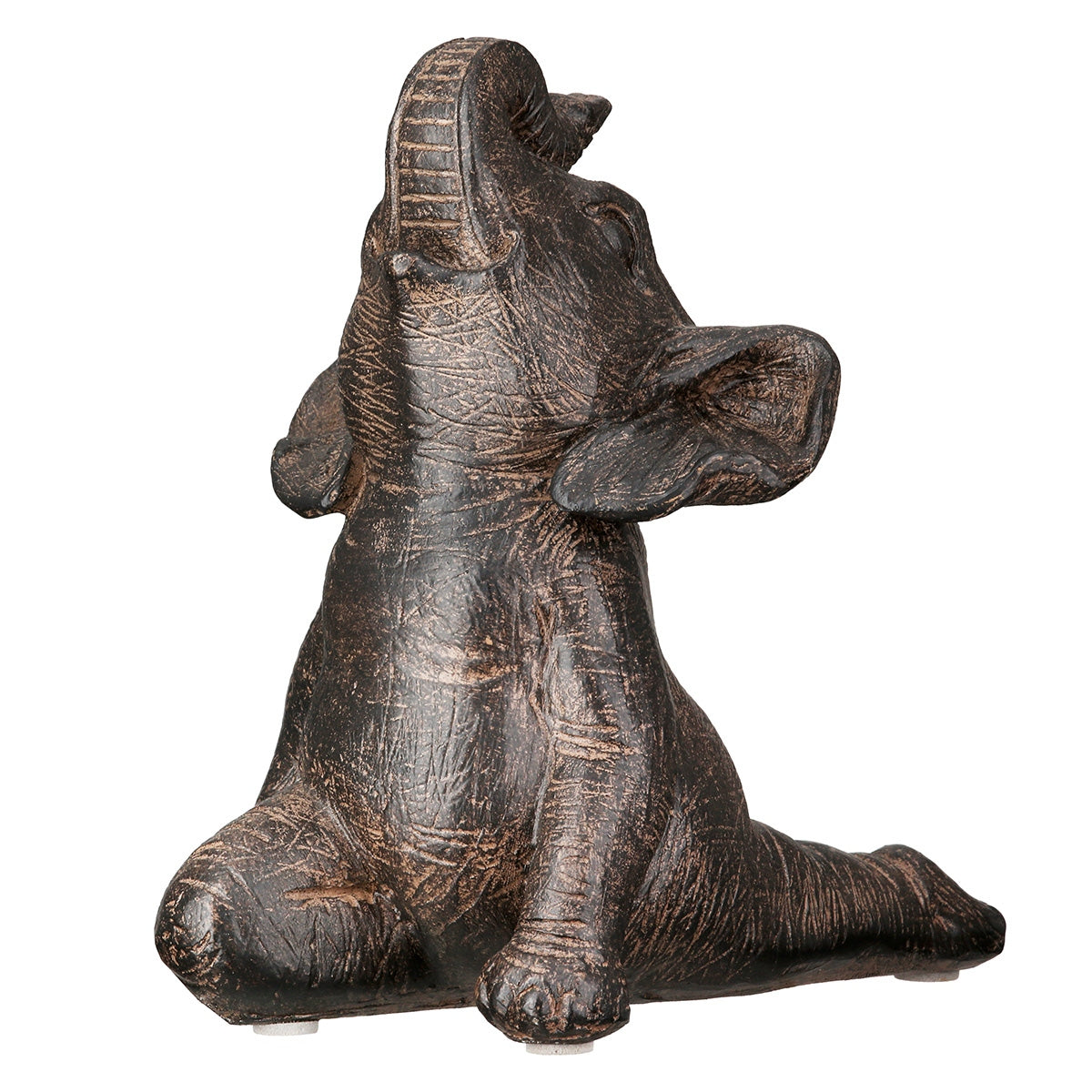 Figure Elephant Synthetic Resin Brown Ποικιλία 3 φορές 10X15X16Cm 10X15X16Cm - Hippiehome.gr