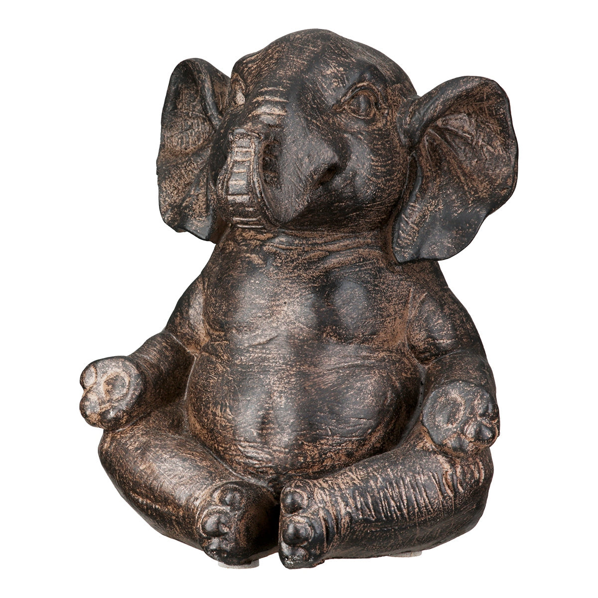 Figure Elephant Synthetic Resin Brown Ποικιλία 3 φορές 10X15X16Cm 10X15X16Cm - Hippiehome.gr