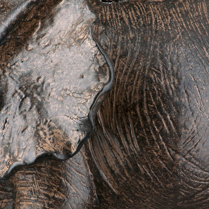 Figure Elephant Synthetic Resin Brown 2 Assorted 18X10X20Cm 18X10X20Cm - Hippiehome.gr