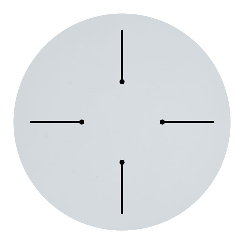 Επιφάνεια τραπεζιού Fervor pakoworld HPL ivory Φ60εκ πάχους 12mm - Hippiehome.gr