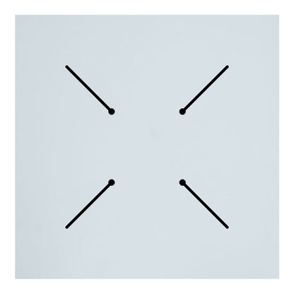 Επιφάνεια τραπεζιού Fervor pakoworld HPL ivory 70x70εκ πάχους 12mm - Hippiehome.gr