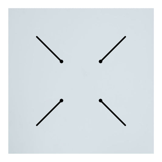 Επιφάνεια τραπεζιού Fervor pakoworld HPL ivory 70x70εκ πάχους 12mm - Hippiehome.gr