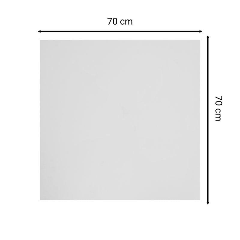 Επιφάνεια τραπεζιού Skyline pakoworld Werzalit ivory 70x70εκ πάχους 35mm - Hippiehome.gr