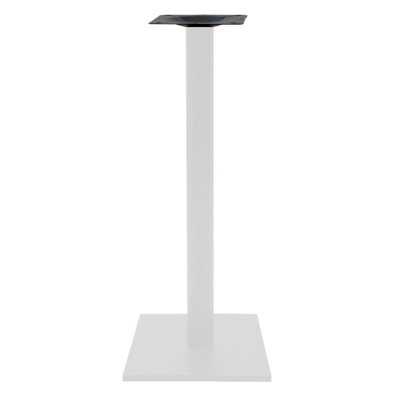 Βάση τραπεζιού bar Staid pakoworld μεταλλική λευκή-μαύρη 40x40x94εκ - Hippiehome.gr