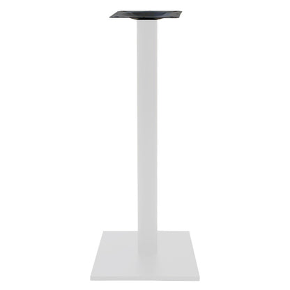 Βάση τραπεζιού bar Staid pakoworld μεταλλική λευκή-μαύρη 40x40x94εκ - Hippiehome.gr