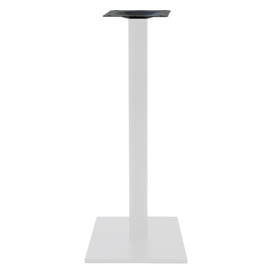 Βάση τραπεζιού bar Staid pakoworld μεταλλική λευκή-μαύρη 40x40x94εκ - Hippiehome.gr