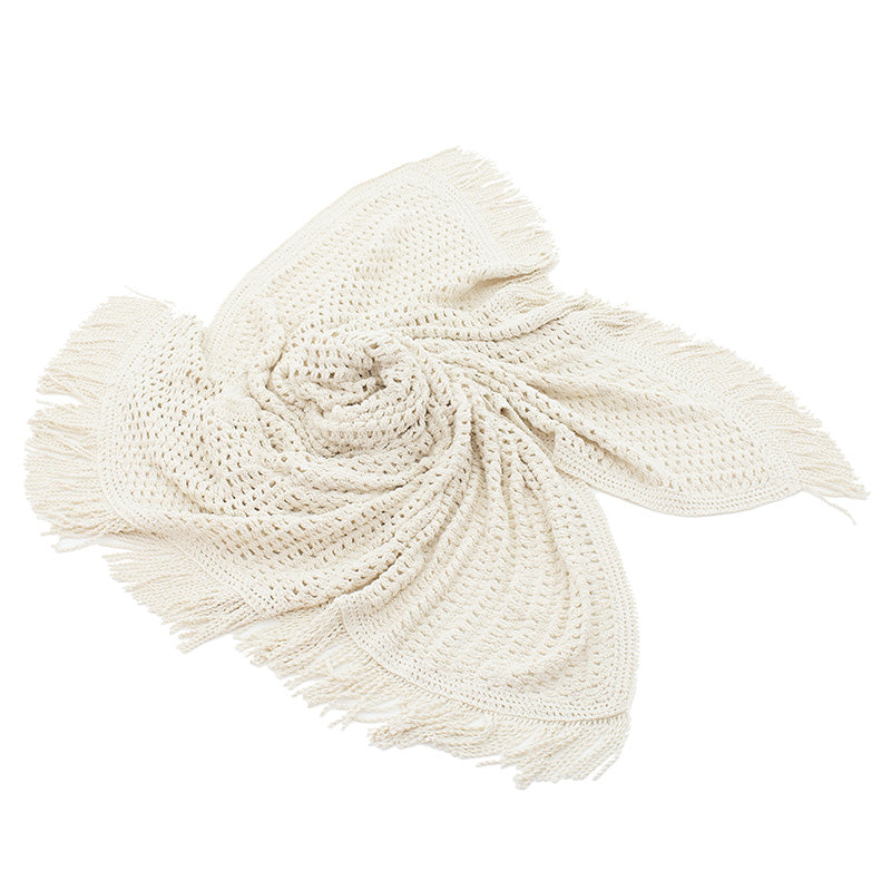 Δίχτυ σκίασης Roof pakoworld μακραμέ μπεζ 4x4m - Hippiehome.gr