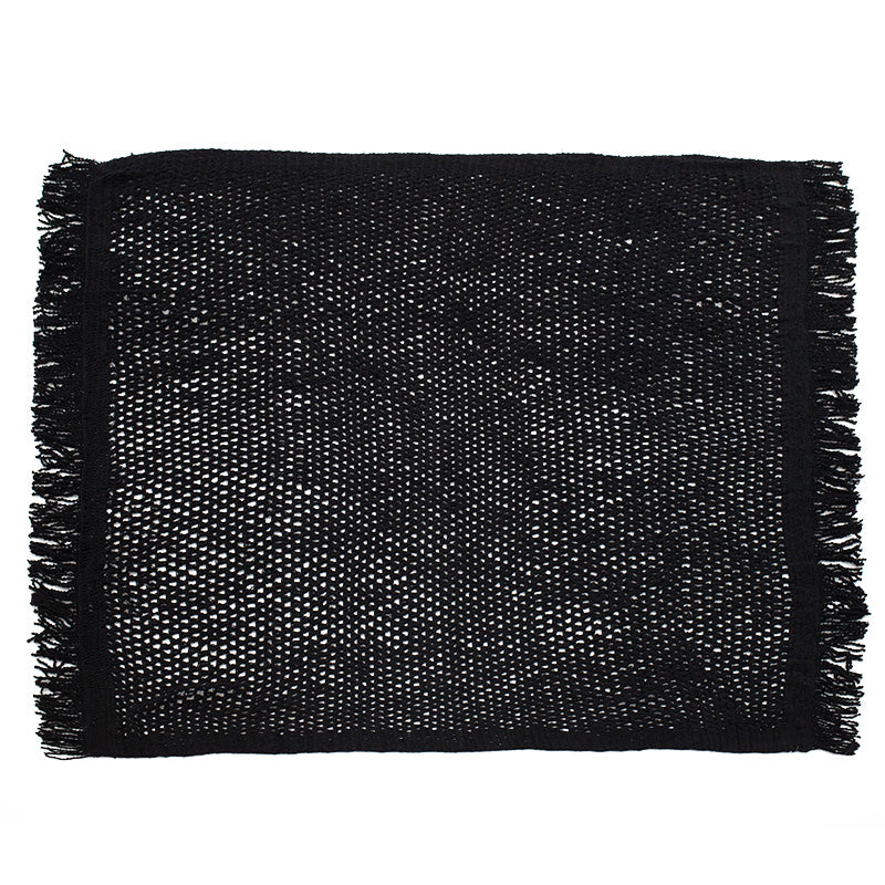 Δίχτυ σκίασης Roof pakoworld μακραμέ μαύρο 4x4m - Hippiehome.gr