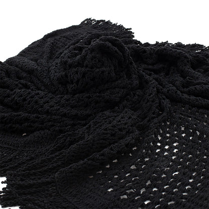 Δίχτυ σκίασης Roof pakoworld μακραμέ μαύρο 4x4m - Hippiehome.gr