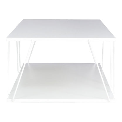 Τραπέζι σαλονιού Tars pakoworld λευκό 120x50x30εκ - Hippiehome.gr