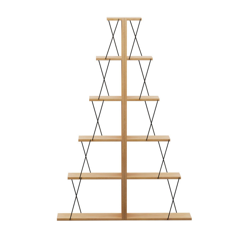 Βιβλιοθήκη mini Tars pakoworld sonoma-μαύρο 100x22x150εκ - Hippiehome.gr