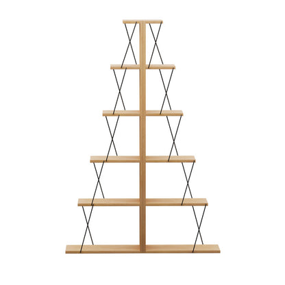 Βιβλιοθήκη mini Tars pakoworld sonoma-μαύρο 100x22x150εκ - Hippiehome.gr