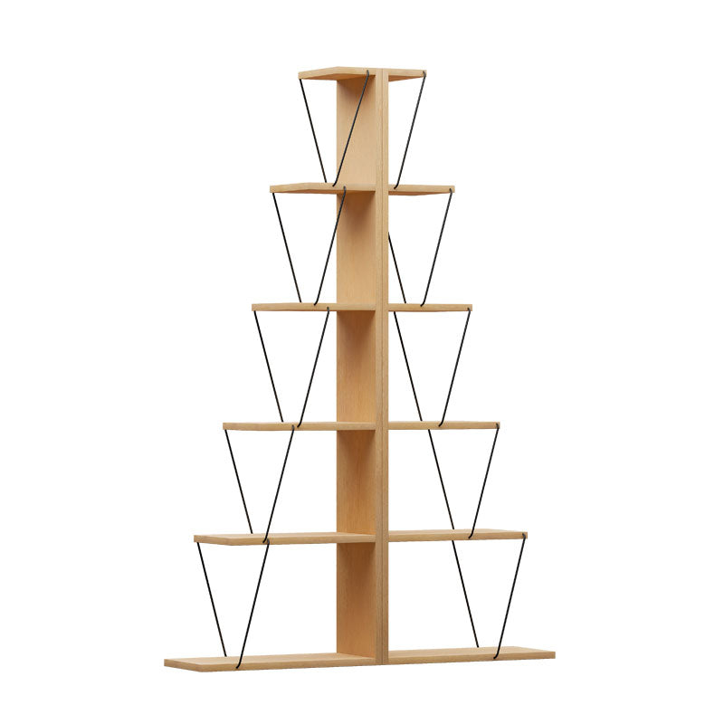 Βιβλιοθήκη mini Tars pakoworld sonoma-μαύρο 100x22x150εκ - Hippiehome.gr