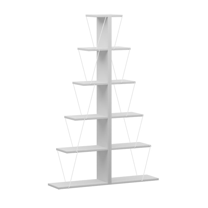 Βιβλιοθήκη mini Tars pakoworld λευκό 100x22x150εκ - Hippiehome.gr