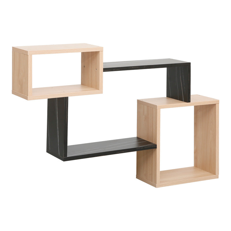 Ράφι τοίχου Beldra pakoworld σε φυσική απόχρωση με όψη μαρμάρου 84x15x57.8εκ - Hippiehome.gr