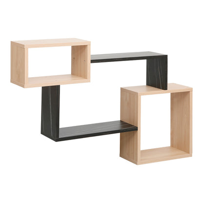 Ράφι τοίχου Beldra pakoworld σε φυσική απόχρωση με όψη μαρμάρου 84x15x57.8εκ - Hippiehome.gr