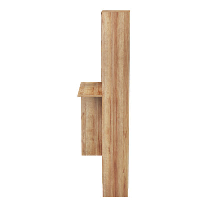 Γραφείο με βιβλιοθήκη Janson pakoworld oak 113.2x40x141.8εκ - Hippiehome.gr