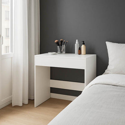 Κονσόλα-τουαλέτα κρεβατοκάμαρας Artemisia pakoworld σε λευκή απόχρωση 90x45x76.8εκ - Hippiehome.gr