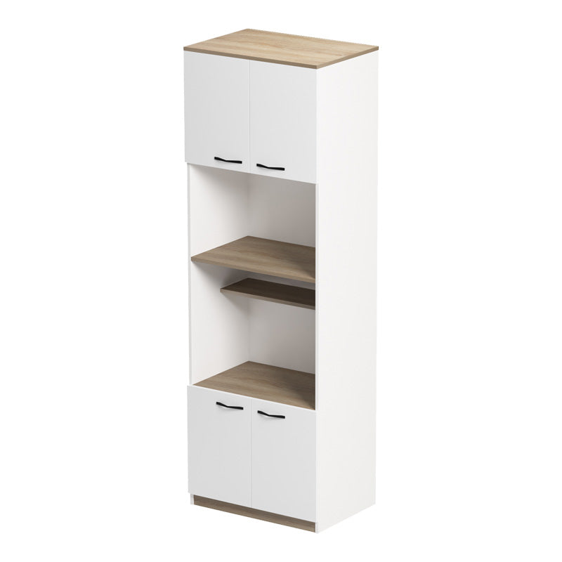 Ντουλάπα κουζίνας Rowan pakoworld σε λευκή-sonoma απόχρωση 60x42x182εκ - Hippiehome.gr