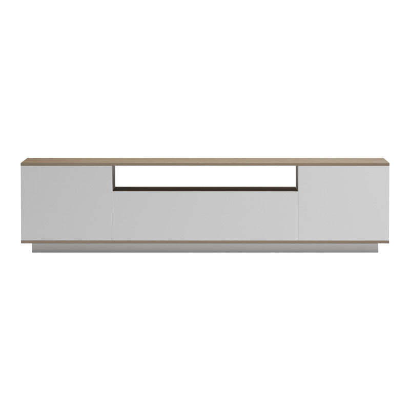 Έπιπλο τηλεόρασης Winey pakoworld σε sonoma-λευκή απόχρωση 180x44.5x44.5εκ - Hippiehome.gr
