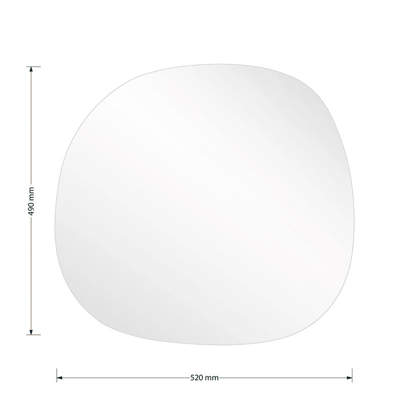 Καθρέπτης Frameless 1 pakoworld 49x1.2x52εκ - Hippiehome.gr