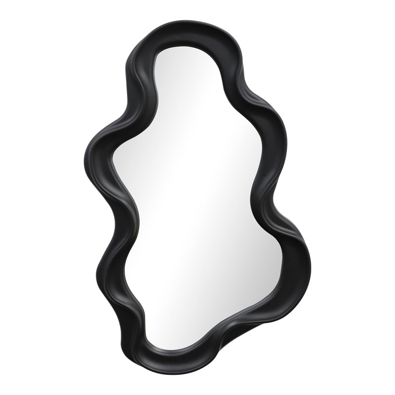 Καθρέπτης Liquid pakoworld pp σε μαύρη απόχρωση 26x2.7x39εκ - Hippiehome.gr