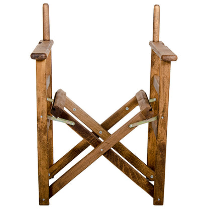 Σκελετός πολυθρόνας σκηνοθέτη Retto pakoworld μασίφ ξύλο οξιάς καρυδί - Hippiehome.gr