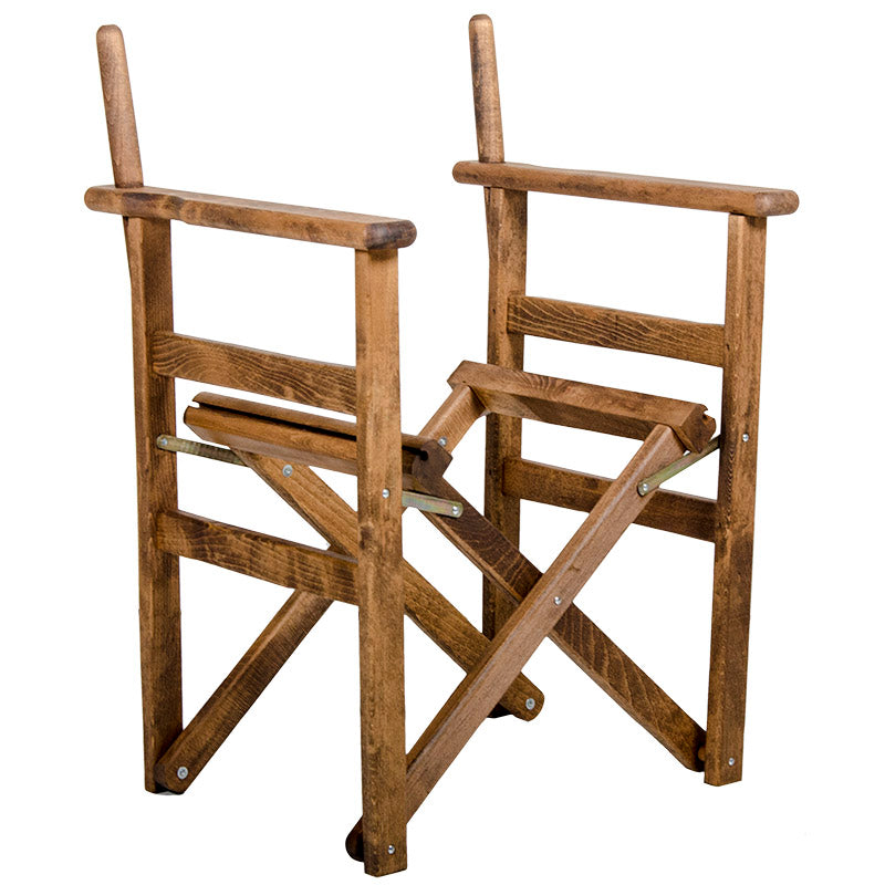 Σκελετός πολυθρόνας σκηνοθέτη Retto pakoworld μασίφ ξύλο οξιάς καρυδί - Hippiehome.gr