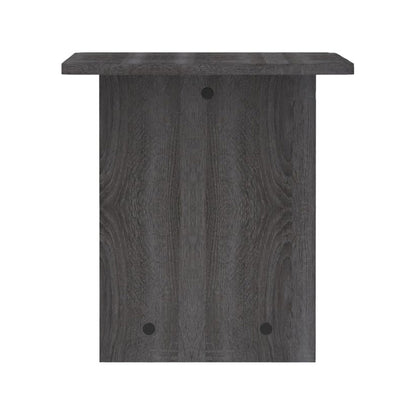 Τραπέζι Kumba pakoworld σε ανθρακί-wenge απόχρωση 80x40x42εκ - Hippiehome.gr