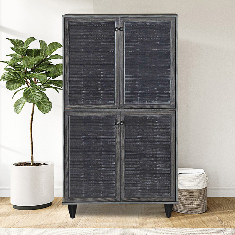 Παπουτσοθήκη-ντουλάπι Ronan pakoworld χρώμα wenge 70.5x35x122εκ - Hippiehome.gr