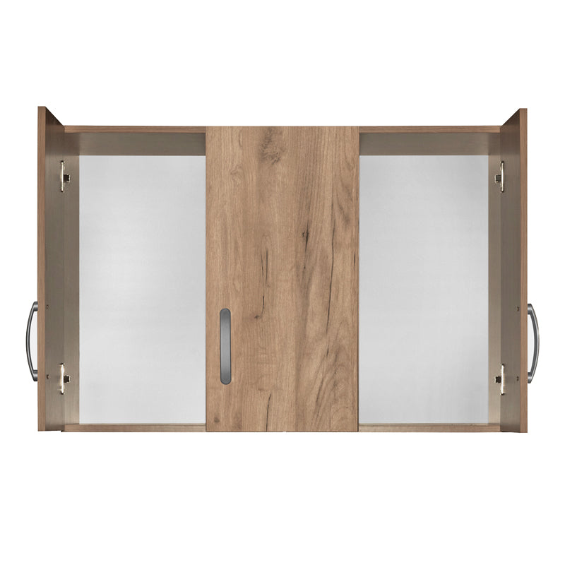 Πατάρι ντουλάπας Zelia pakoworld τρίφυλλο oak 90x42x60εκ - Hippiehome.gr