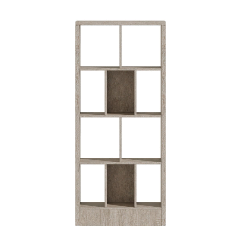 Βιβλιοθήκη Dividre pakoworld sonoma oak μελαμίνης 80x30x181εκ - Hippie Home 