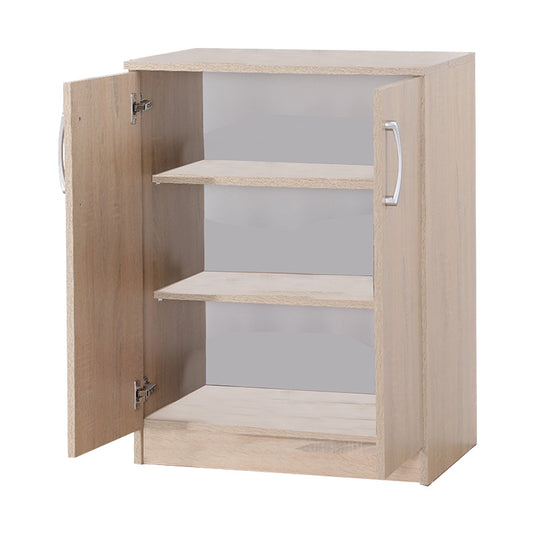 Παπουτσοθήκη-ντουλάπι Shordo pakoworld μελαμίνη σε φυσικό χρώμα 60x40.5x80εκ - Hippiehome.gr