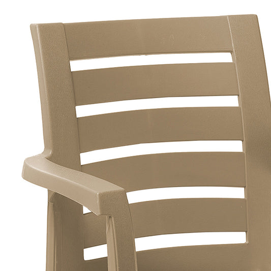 Πολυθρόνα Fiery pakoworld PP cappucino - Hippiehome.gr