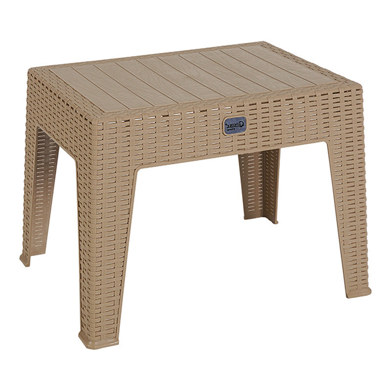 Τραπέζι Cosmic pakoworld PP cappucino 55x40x43.5εκ - Hippiehome.gr