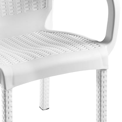 Πολυθρόνα Festive pakoworld PP λευκό - Hippiehome.gr