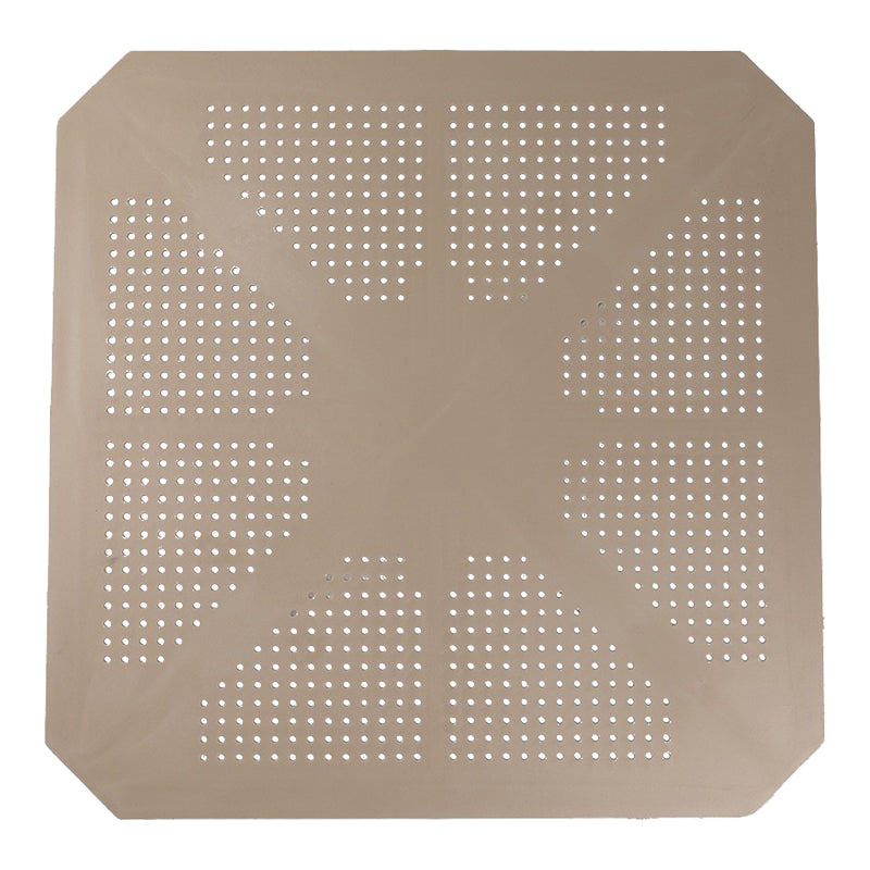 Τραπέζι Icon pakoworld PP σε απόχρωση cappucino 80x80x74.5εκ - Hippiehome.gr