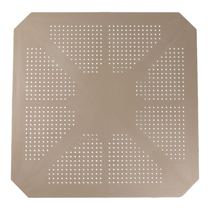 Τραπέζι Icon pakoworld PP σε απόχρωση cappucino 80x80x74.5εκ - Hippiehome.gr